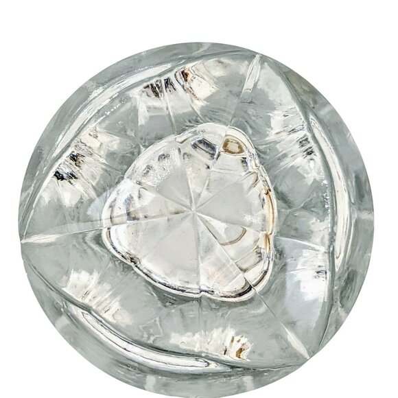 Crystal Glass Vertical Cut Bud Vase 8 Inches Tall 60d - Picture 4 of 6